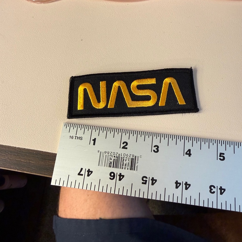 NASA Embroidered Patch Iron On Sew On Space Exploration Collectible Souvenir